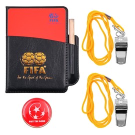VOANZO Red and Yellow Cards Football Referee Cards Referee kit for Football Game School Sport