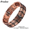 Men’s Copper Magnetic Bracelet for Style – Adjustable Link Jewelry