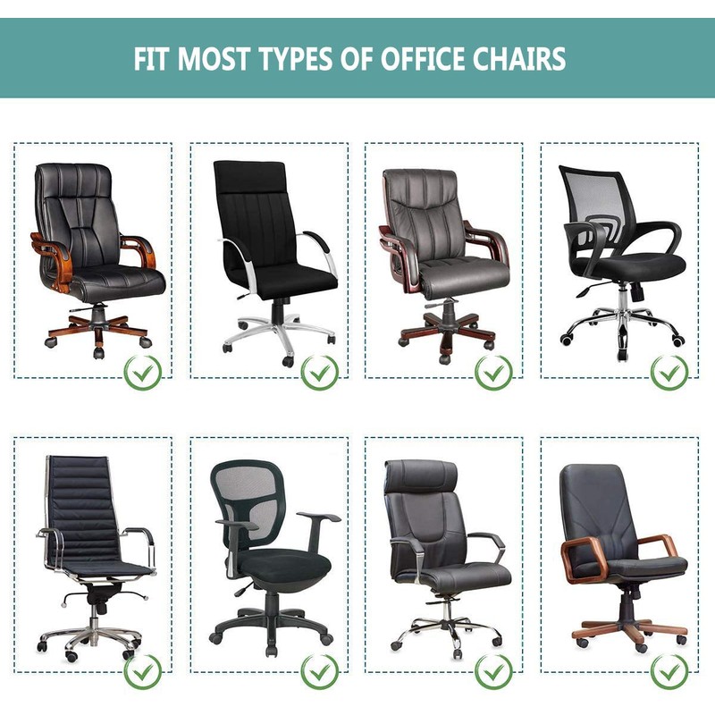 Melaluxe Office Chair Cover - Universal Stretch Desk Chair Cover,