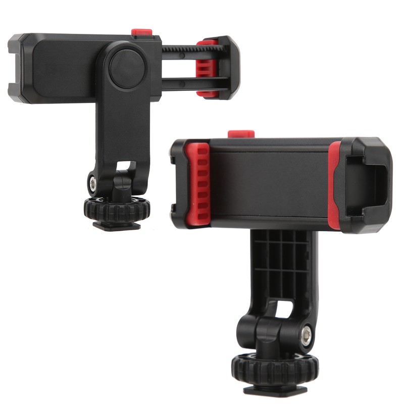 360 Degree Rotation Phone Clip Phone Bracket with Cold Shoe