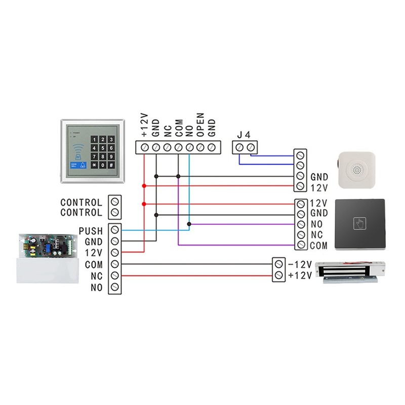 Touch Sensor Door Exit Release Button Switch LED Light Universal