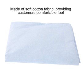 Sábana de 8 colores - Salón de belleza Masaje SPA Funda de sofá Funda de cama de algodón suave con orificio de respiración facial(azul claro)