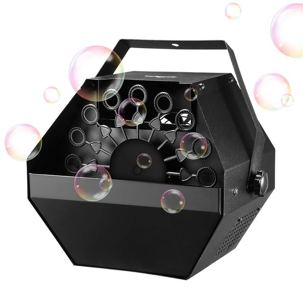 Theefun Bubble Machine, Automatic Bubble Blower for Kids with Over 800 Bubble Per Minute, Plug-in Bubble Maker Toys with High Output for Outdoor/Indoor Use