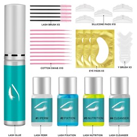 Lash Lift Kit, 36Pcs Eyelash Lift Kit & Brow Lamination Kit Long Lasting for 6-8 Weeks, Curling & Lifting Eyelashes, Lash Perm Kit for Salon & Home DIY