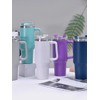 Ualrgo 40 oz travel insulated coffee cup with handle. Use
