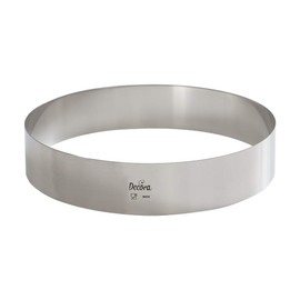 DECORA 0063728 TORTENRING RUND AUSEDELSTAHL Ø 28X4H cm