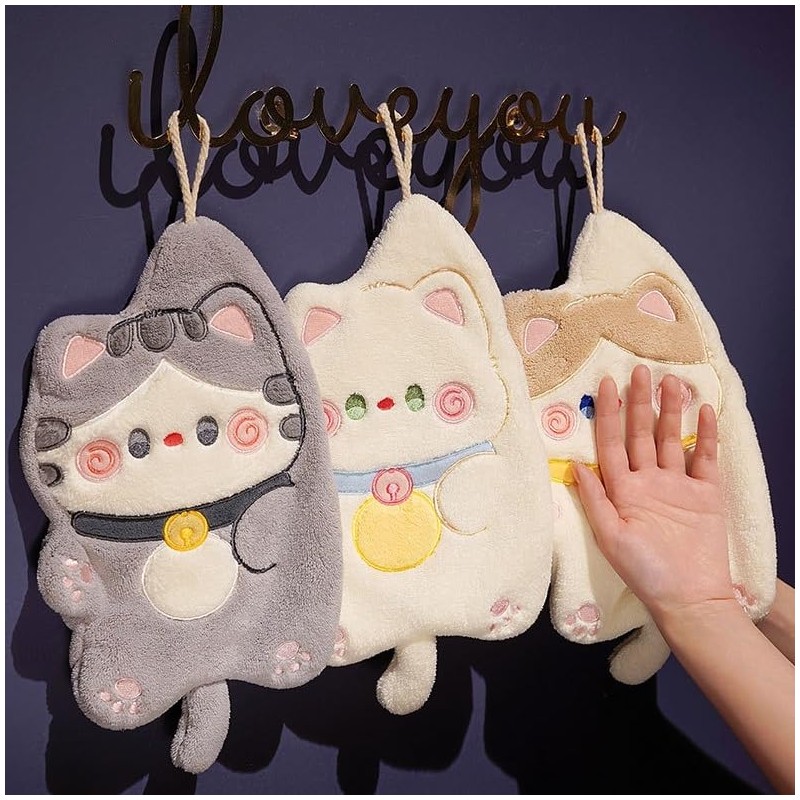 Moecat Life Loop Towel, Water Absorbent, Quick Drying, Hand Towel,