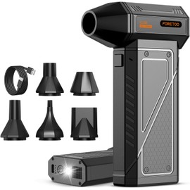 Compressed Air Duster-150000RPM Super Power Cordless Air Duster, Rechargeable Brushless Motor Durable Power Blower with SOS LED Light,Adjustable Dust Blower for Computer, Pet,Outdoor, House and Car