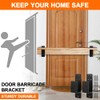 2 Pack Door Barricade Brackets for 2 X 4 Lumber,