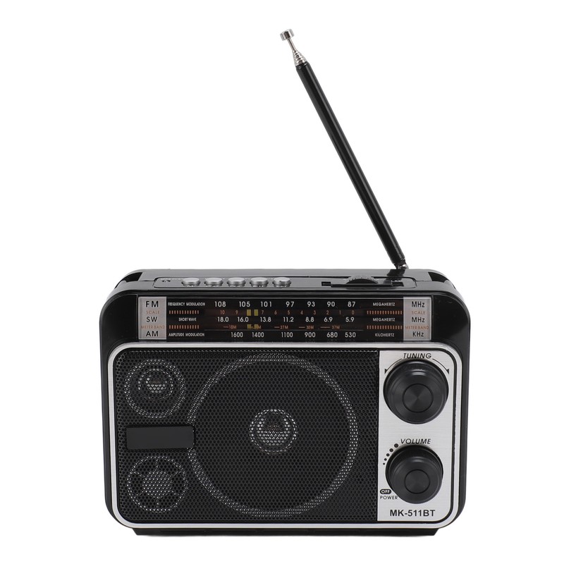 Portable Shortwave Radio FM AM SW Bluetooth 5.0 Multifunction Multi