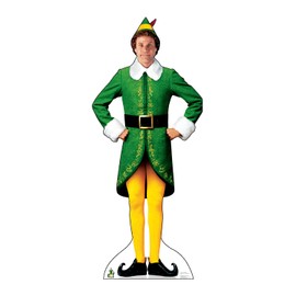 Cardboard People Elf Life Size Cardboard Cutout Standup (2003 Film)