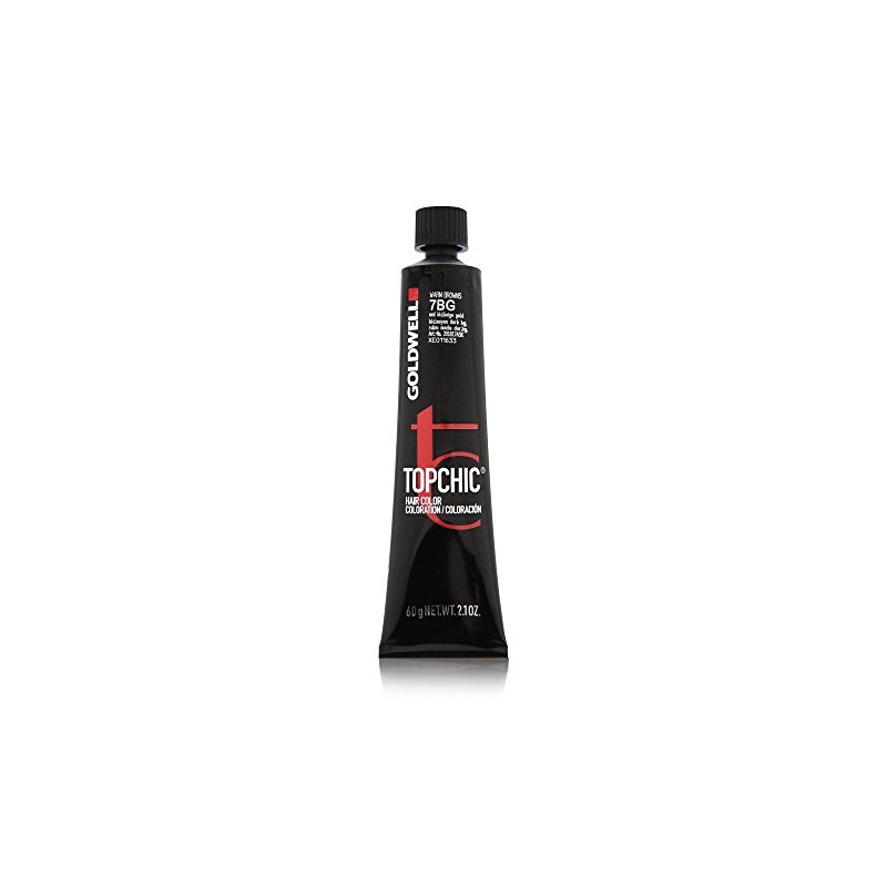 Goldwell Topchic Haarfarbe mittelblond beigegold 7BG, 1er Pack (1 x