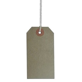50 Buff Strung Tags 96mm x 48mm