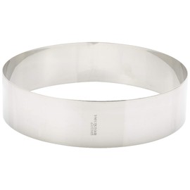 Staedter Round Dessert Ring, Silver, 23 x 5 cm