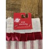 Christmas House Mini Christmas Stocking Double Pack Red Stripe