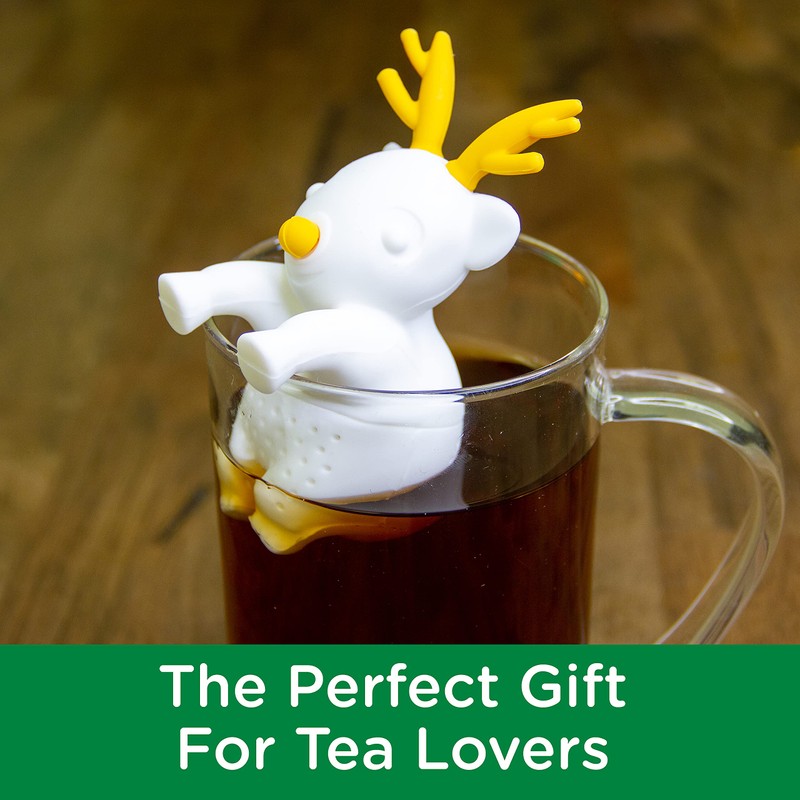 Gamago SF1852 Reindeer Tea Infuser, 2.3 x 4.33 x 2.3,