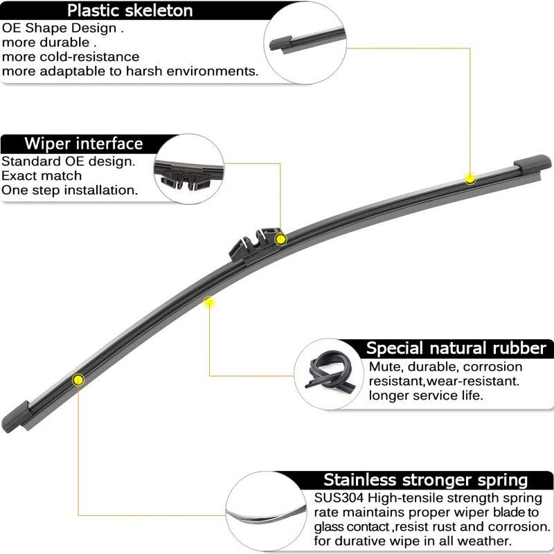 OEM Windshield Wiper Blade Replacement for Mini Cooper Countryman 2017