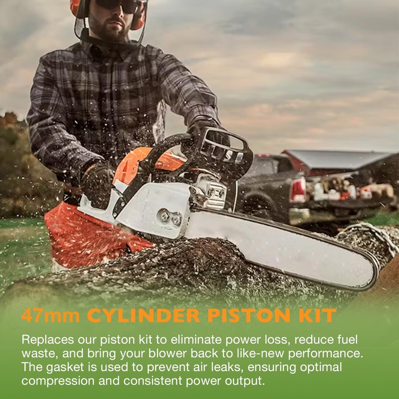 1141 020 1204 Cylinder Piston Kit Compatible with Stihl Chainsaws