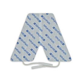 StimPads Neck electrode, 1 piece with double 2 mm pin connection, especially suitable for neck, head and strain pain, good adhesion and conductivity, certified medical device