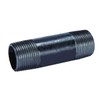PlumberStop - 1/2 X 3-1/2 Black Nipple, Steel Pipe Pre-Cuts,