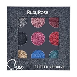 Paleta de Sombras Glitter en Crema para Ojos - Glitter Cream Shine de Ruby Rose