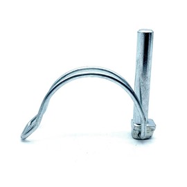 DOJA Barcelona Folding Cotter Pins, 4 x 40 mm, Pack of 10, Pipe Folding Pins with Snap Closure, Plug Pin Assortment, Safety Cotter Pins, Safety Pins, Locking Pin, Bolt Fuse