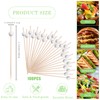 MEMOVAN 4.7 Inch Golf Cocktail Picks 100PCS Golf Theme Toothpicks