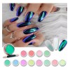 Obp Polvo Para Uñas Efecto Aurora Decoración De Uñas +