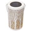 Garden Hanging Light Outdoor Solar Powered Lantern 5730LED White Forest