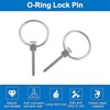 INCREWAY Lynch Pin,8PCS Dia 3mm Stainless Steel Round Safety Pins