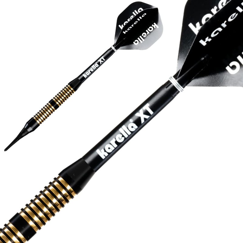 Karella Soft Dart XT-6 21g Barrel Length 54mm Black Gold