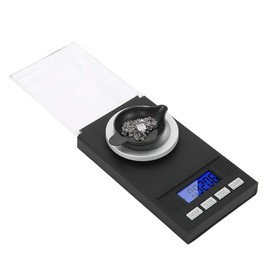 Digital Milligram Jewellery Scale, Portable Mini High Precision 0.001 G Professional Pocket Diamond Scales Electronic Scales Weight Grams and Oz (100 g)