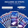 Robofun Whitening Strips, 42 Stück Zahnaufhellung Professionelle, Teeth Whitening Bleaching