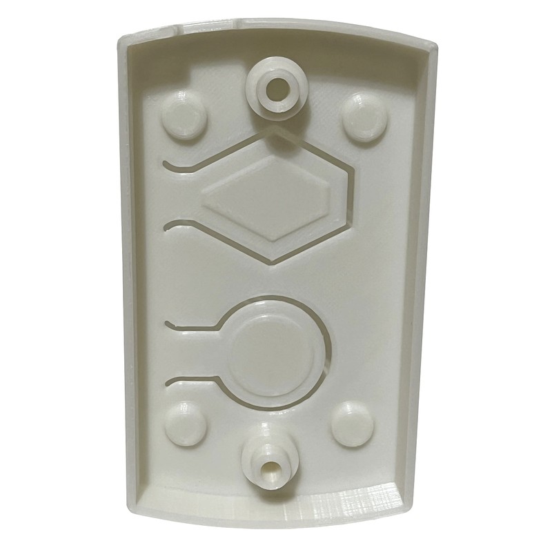 White Two Button Cover Plate - Fits Wayne Dalton Garage