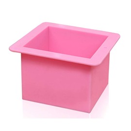 JKPOWER 12cm/5" Super Large Cube Square Silicone Mold Resin Casting Jewelry Making Tools Jewelry Mold Red
