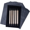 200 Sheets Carbon Paper Graphite Paper Black Carbon Transfer (8.5