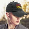 World's Bests Uncle Hat for Men Funny Washed Distressed Baseball