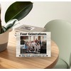 CAIFZ Four Generations Picture Frame, Family Wooden Photo Frame, 4x6
