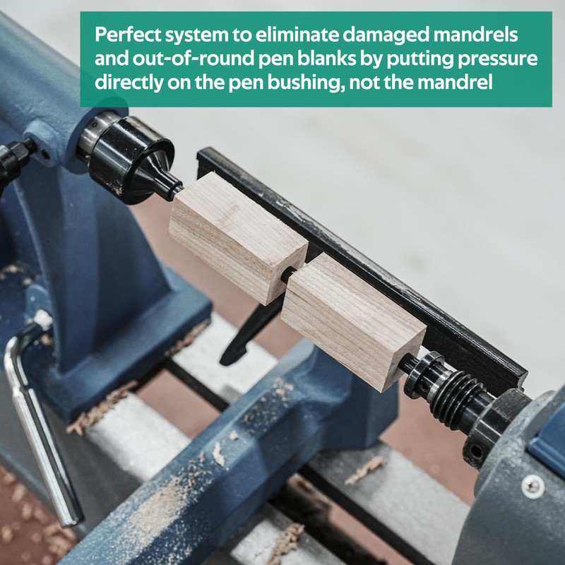 Turning Tools Woodworking Pen Mandrel Bundle 2MT Taper with Mandrel