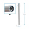 CAMVATE 15 mm Aluminium Rod Pair (Silver-White, 7.87 Inches) -