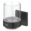 GROHE Start Cube 410972430 Glass with Holder (Practical for Toothbrushes