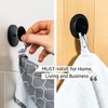 Silwy® Magnetic Hook "Clever" Black with Metal Nano Gel Pad