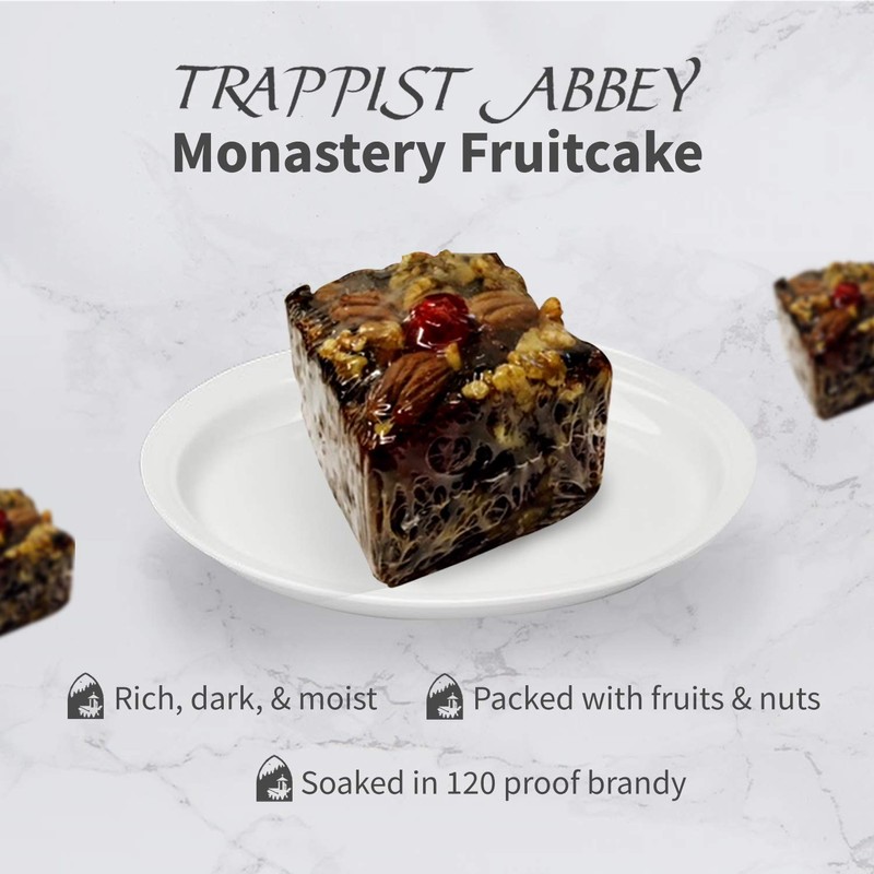 Trappist Abbey Monastery Fruitcake - Christmas Cake with Candied Fruits
