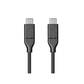 Monoprice Essentials USB-C to USB-C 2.0 Cable - 480Mbps, 5A, 26AWG, 4m (13.1 ft) Black