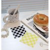 4 PCS Green Acrylic Cup Coasters, 9.5cmx9.5cm Square Acrylic Coasters,