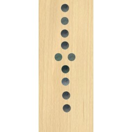 Bitterroot Guitars Inlay Set 3/16 Dots Black Mother of Pearl (MOP) 10 Piece Set 080775BMOP