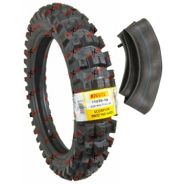 Pirelli 110/90-19 Rear Tire HD Tube Combo MX32 Stadium Scorpion 4016800