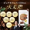 【 医師監修 】 ピュアカフェイン100 カフェイン サプリメント 100mg/1錠 国内製造 錠剤 50~100日分