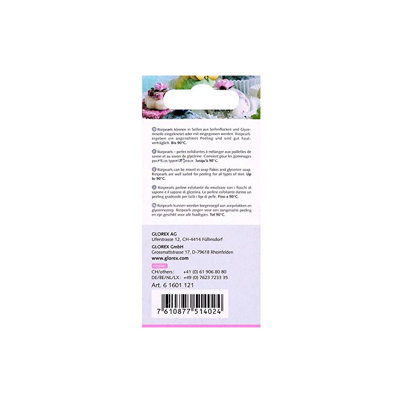 Glorex 6 1601 Exfoliating, White, 11.8 x 5.5 x 0.2