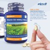 Vitamin D3 4000 iu, 180 Vitamin D Vegetarian Softgels. 6